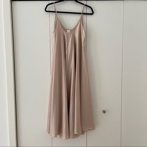 [Silk & Salt] Go with the flow oversized maxi dress in Beige